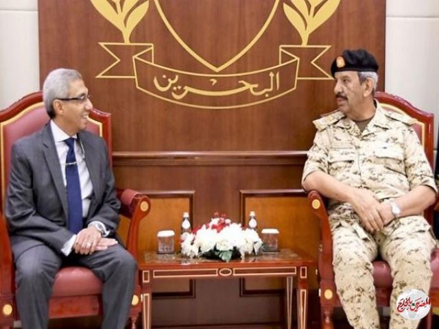 قائدعام قوة دفاع البحرين يلتقي سفير مصر الجديد