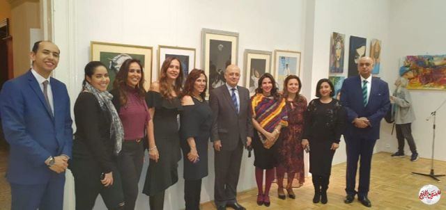 السفارة المصرية في بودابست تنظم المعرض التشكيلي الثامن لرسامات مصريات