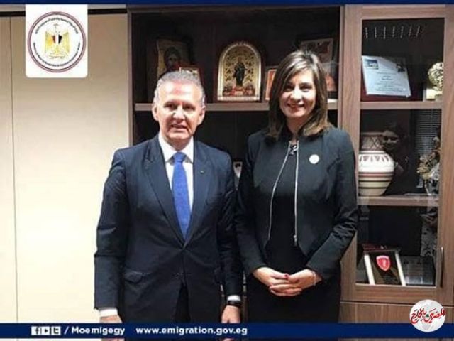 وزيرة الهجرة : تلتقي المفوض الرئاسي للشؤون الإنسانية والقبارصة المغتربين