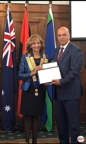 قنصل مصرفي سيدني يشارك بالحفل الخيري لجمعية نادي سيدني للروتاري