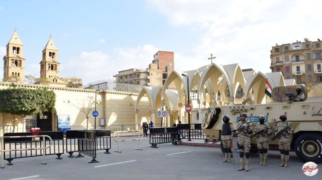 إنتشار عناصر القوات المسلحة لتأمين إحتفالات رأس السنة وعيد الميلاد المجيد