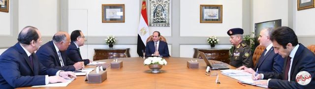 السيسى يستعرض عدد من الملفات الخارجية في سياق التحديات التي تهدد أمن المنطقة