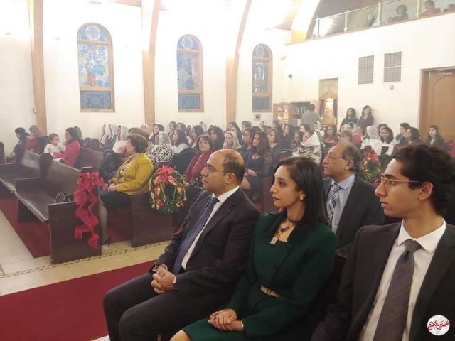 سفير مصر في كندا يشارك في قداس عيد الميلاد المجيد بالعاصمة أوتاوا