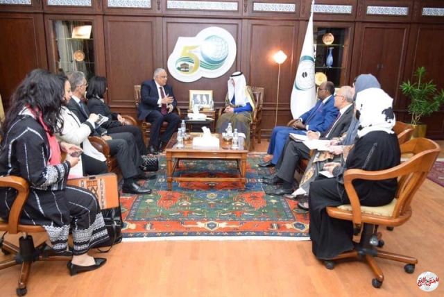 "يوسف العثيمين"  يستقبل رئيس القومي للمرأة ومساعد زير الخارجية لحقوق الانسان 