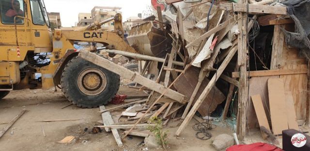  مدينة ٦ أكتوبر تشُن حملة لإزالة الإشغالات والتعديات بالمدينة