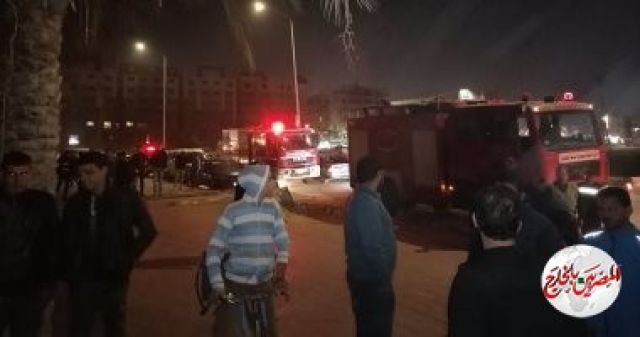 دون إصابات اخماد حريق داخل مخزن تجارى فى منطقة المطرية