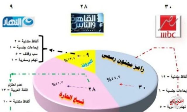 ٦٧ ملاحظة على 3 برامج خلال الأسبوع الأول من رمضان يرصدها الأعلي للأعلام