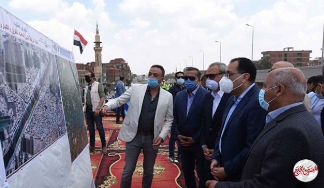 "مدبولي" يتفقد عددا من الكباري بطريق بنها المنصورة وكوبري قلما العلوي