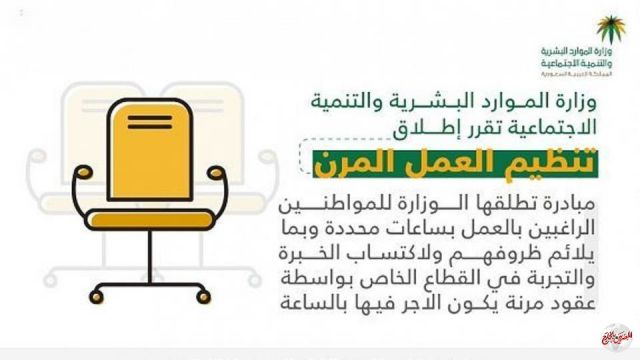 السعودية :  اطلاق نظاما جديدا للعمل.. الأجر بالساعة