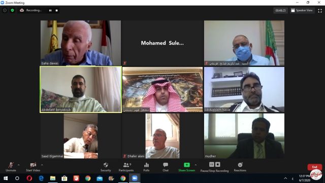 برئاسة رئيس البرلمان العربي   لجنة فلسطين تجتمع لمناقشة اخر تطورات الإحتلال الإسرائيلى