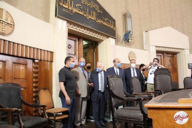 إجراءات وتدابير وقائية على أعلى مستوى داخل المحاكم لمواجهة فيروس "كورونا"