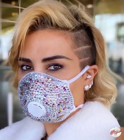 مصممة أزياء: تم تصميم كمامات للمناسبات والافراح