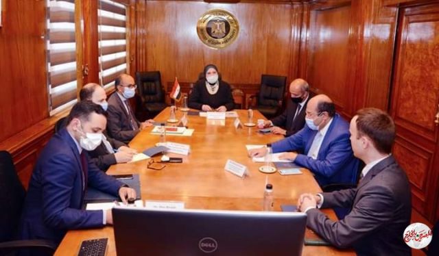 وزيرة التجارة والصناعة تبحث مع نظيرها البيلاروسى مستقبل التعاون الاقتصادى المشترك بين البلدين