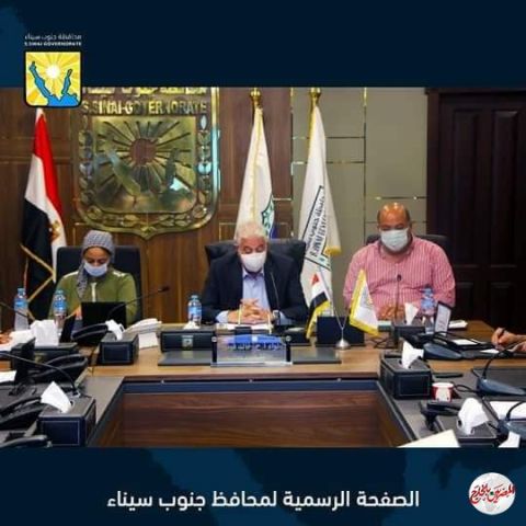 محافظ جنوب سيناء يستعرض نتائج الزيارات مع الوزراء للانتهاء من المشروعات القومية بالمحافظة