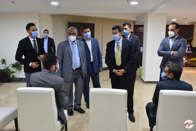 وزير الرياضة يشهد اختبارات الشباب المتطوعين في تنظيم بطولة العالم لكرة اليد