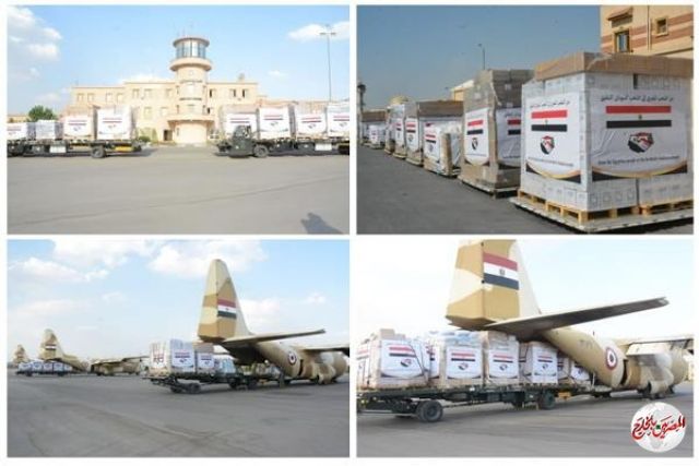 مصر تواصل تكثيف رحلات الجسر الجوي لتقديم الدعم لمتضرري السيول بالسودان