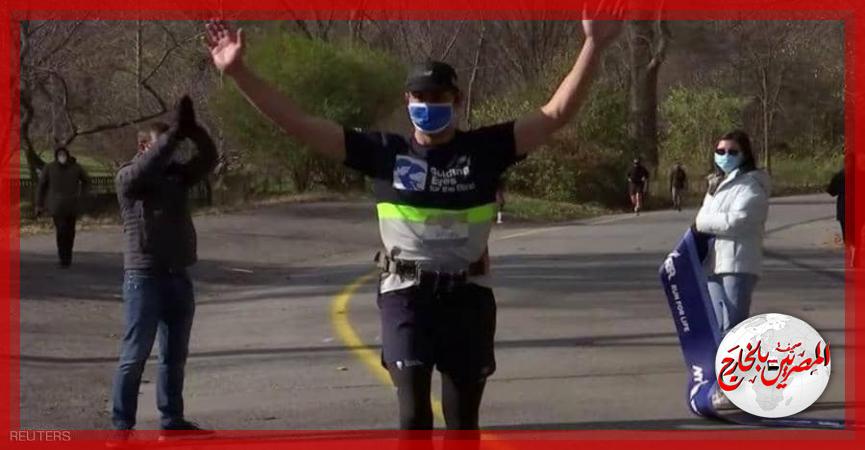  كفيف يعدو خمسة كيلومترات منفردا