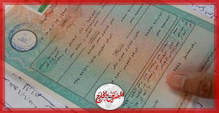 المصريين بالخارج