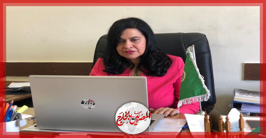 مفوض سامية بيبرس مدير إدارة رصد ومتابعة الازمات