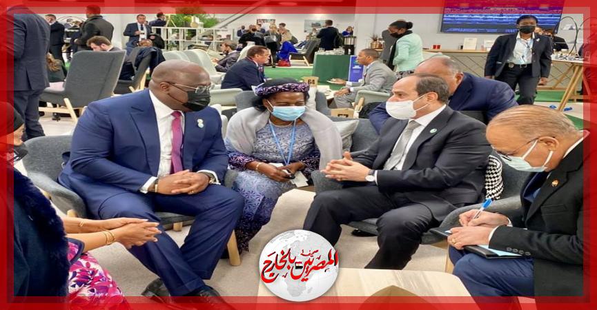  الرئيس  السيسي يلتقى  رئيس الكونغو الديمقراطية