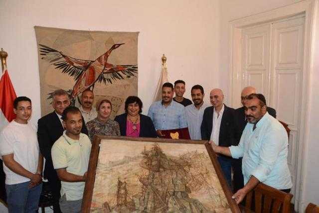 وزارة الثقافة تستعيد لوحة عبد الهادي الجزار المفقودة من نصف قرن