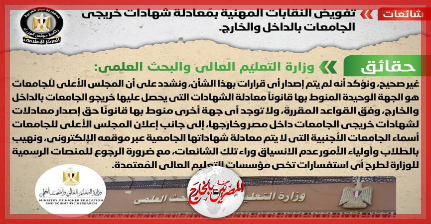 المصريين بالخارج