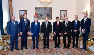 الرئيس السيسي  يستقبل د توماس باخ، رئيس اللجنة الأولمبية الدولية