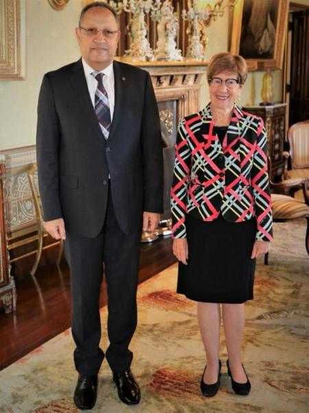 حاكم ولاية ”نيو ساوث ويلز” تستقبل القنصل العام لجمهورية مصر العربية في سيدني