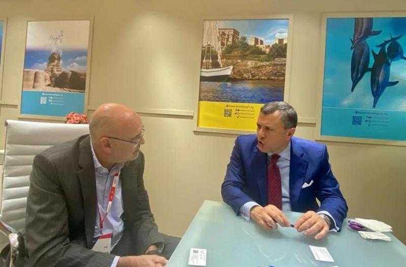 وزير السياحة والآثار يختتم زيارته للعاصمة الإسبانية مدريد بعقد مجموعة من اللقاءات المهنية