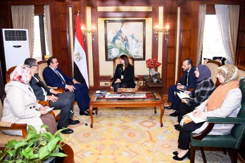 وزيرة الهجرة تستقبل م. أشرف دوس المستثمر ورجل الأعمال المصري بالولايات المتحدة