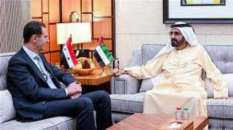 رئيس الإمارات يؤكد للأسد ثقته في قدرة دمشق على تجاوز محنة الزلزال
