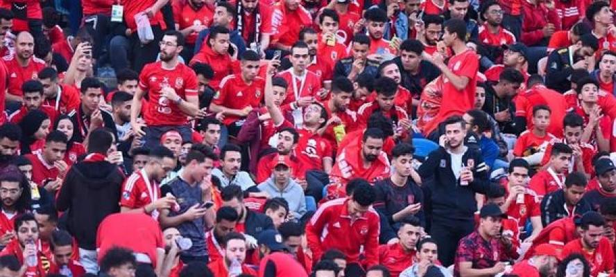 استاد القاهرة كامل العدد قبل انطلاق مباراة الأهلي والهلال