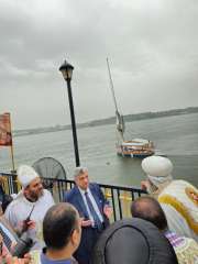 البابا تواضروس يبارك مياه النيل عقب قداس عيد دخول العائلة المقدسة إلى مصر