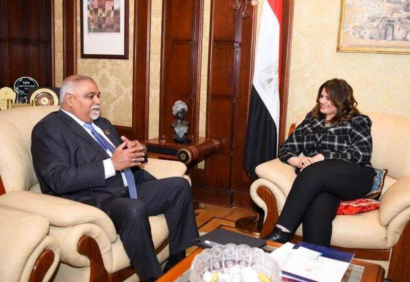 وزيرة الهجرة تستقبل مدير المكتب الإقليمي لبرنامج الغذاء العالمي بالقاهرة