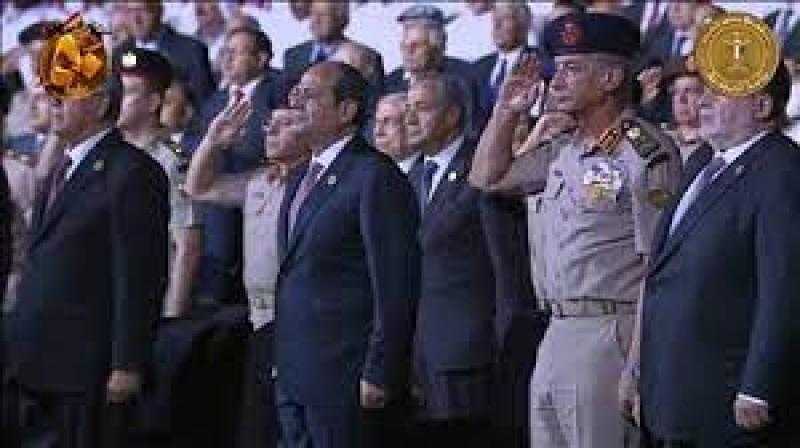 الرئيس السيسي يوجه التحية إلى أبطال معركة ”رأس العش”