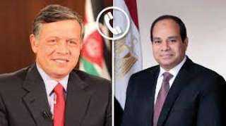 الرئيس السيسي وملك الأردن يؤكدان الرفض الكامل لتصعيد العمليات العسكرية في غزة
