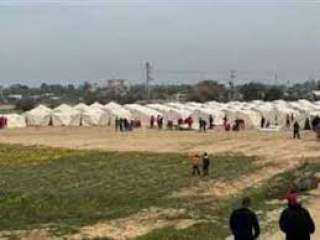 ”القاهرة الإخبارية”: مصر بدأت في إقامة معسكر النازحين رقم 2 بخان يونس بسعة 400 خيمة ويسع لحوالي 4000 شخص