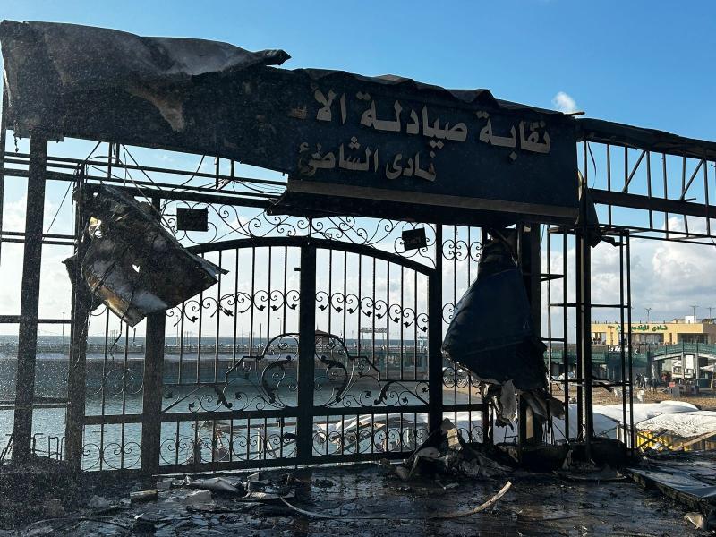 النيران تلتهم نادي الصيادلة بالإسكندرية قبل افتتاحه رسميًا