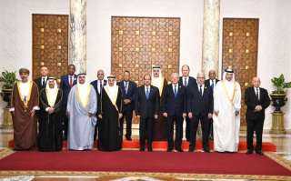 الرئيس عبد الفتاح السيسي يستقبل رؤساء المجالس والبرلمانات العربية