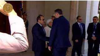 الرئيس السيسي يستقبل رئيس البوسنة والهرسك في قصر الاتحادية