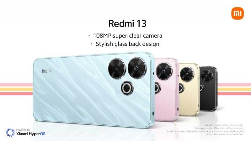 Xiaomi تطلق Redmi 13 مع ميزات ممتعة للإبداع