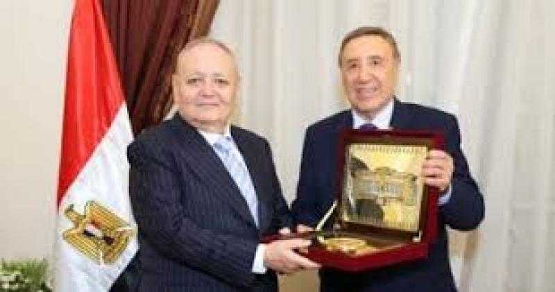 رئيس مجلس الدولة يستقبل رئيس المحكمة الدستورية العُليا