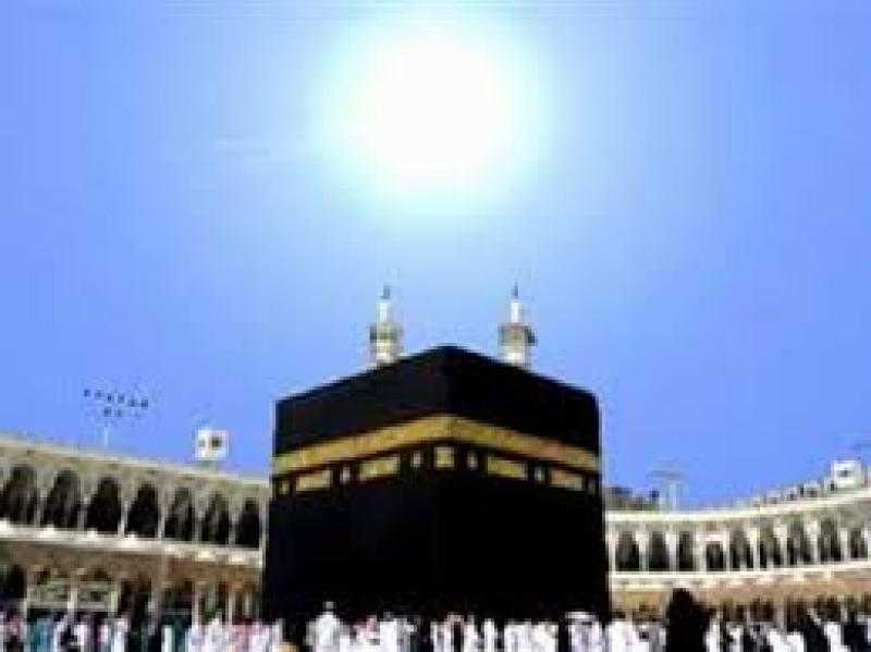 الشمس تتعامد على الكعبة المشرفة فى ظاهرة فلكية بديعة