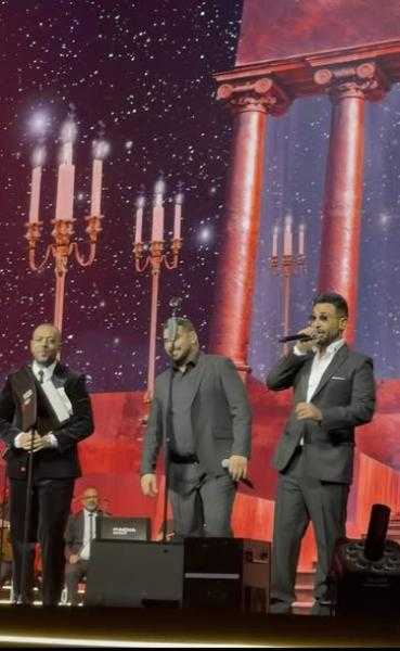 أحمد سعد وتامر عاشور وآدم  في حفل  ضمن فعاليات موسم الكويت الغنائي