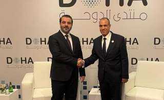 وزير الخارجية يجرى مباحثات مع نظيره السوري على هامش أعمال منتدى الدوحة وزير الخارجية يجرى مباحثات مع نظيره السوري على هامش أعمال منتدى الدوحة