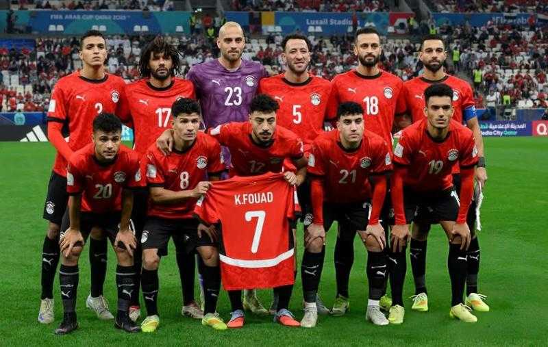 منتخب مصر في مواجهة الأردن اليوم في بطولة كأس العرب الساعة 4:30 مساءً