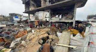 المكتب الاعلامي الحكومي بغزة: انهيار 13 منزلا وغرق 27 ألف خيمة بسبب المنخفض الجوي