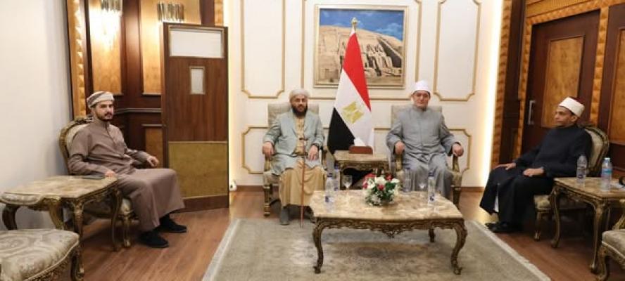 مفتي الجمهورية يستقبل وزير الأوقاف اليمني ومفتي الأردن وقاضي قضاة فلسطين
