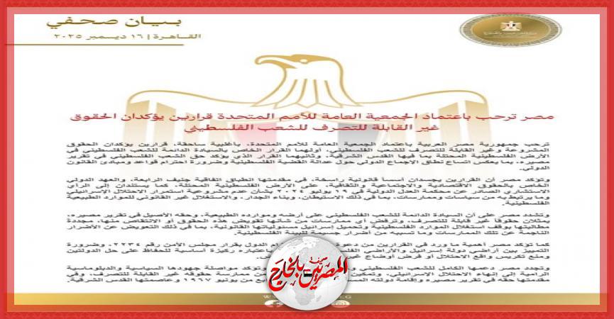 المصريين بالخارج