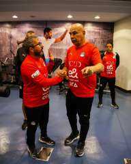 منتخب مصر يخوض تدريبات استشفائية بالجيم بعد ودية نيجيريا